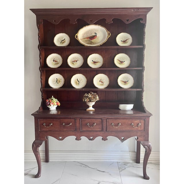 1940s Holland Company Welch Dresser W/Plate Rack in Distressed Oak For Sale - Image 12 of 16