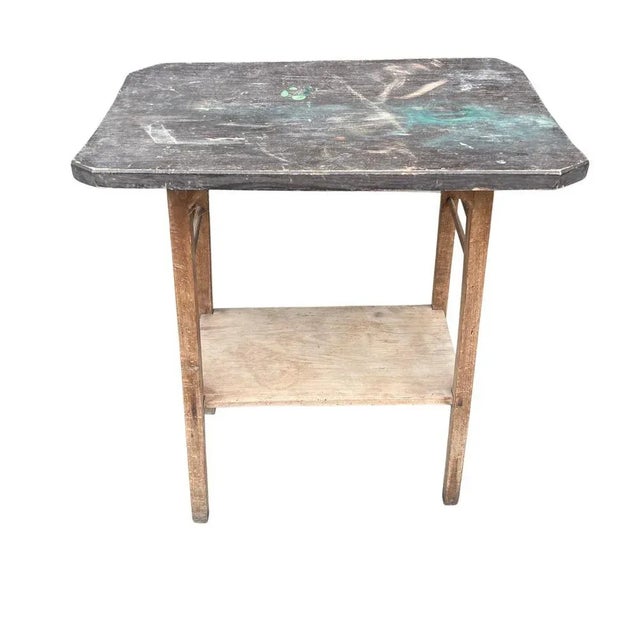 Farmhouse Vintage Wooden Entry Table For Sale - Image 3 of 5