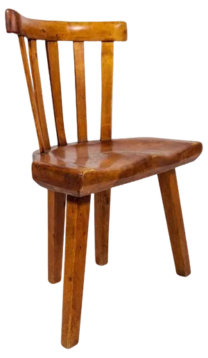 19th Century Swedish Folk Art Chair