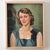 Cream French Vintage Portrait Painting by Combrisson For Sale - Image 8 of 9
