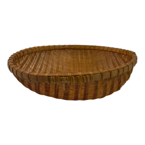 Vintage Woven Winnowing Basket