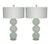 White Joe Cariati Glass Lamps White For Sale - Image 8 of 9