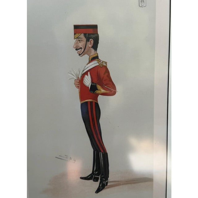 This vintage 1885 chromolithograph print from Vanity Fair magazine, a British magazine published from 1868 to 1914....