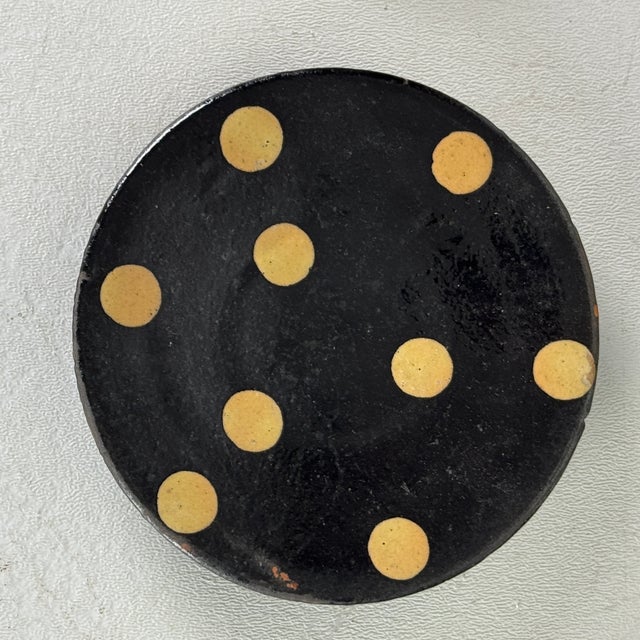 19th Century French Polkadot Demitasse Cups & Saucers Set of 3 - 6 pcs For Sale - Image 9 of 10