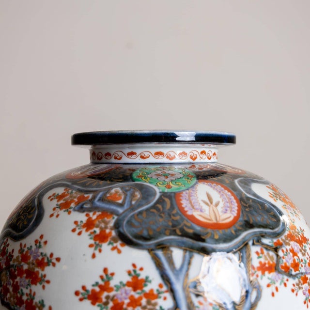 Pair of large Imari Porcelain Vases, Japan, Late 19th 20th Century For Sale - Image 12 of 18