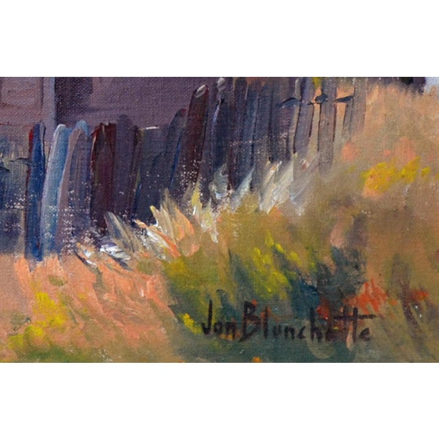 Mendocino Homestead, Vintage 1970's Northern California Landscape by Jon Blanchette For Sale - Image 4 of 4