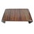 Modern salvaged dark pine wood waterfall design coffee table. Each will vary beautifully in exact wood tones, grain, and...