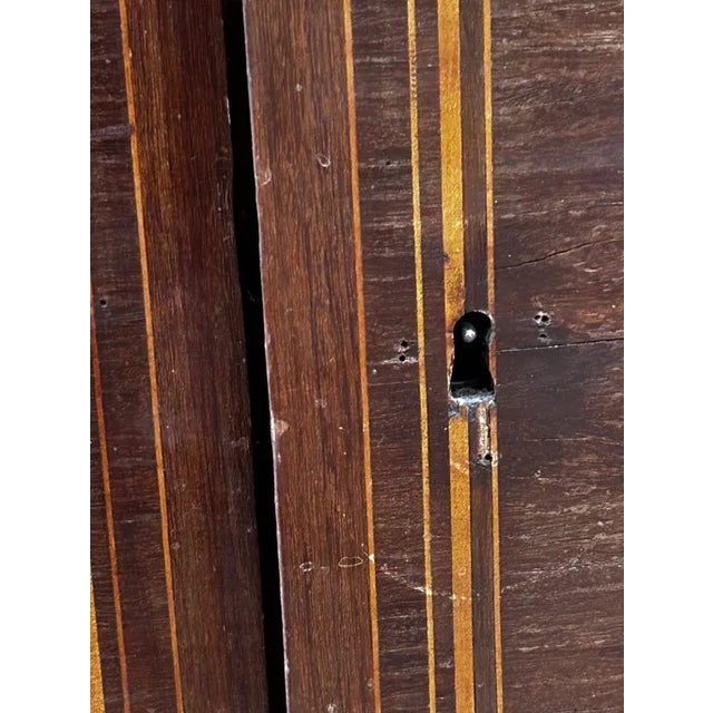 Late 19th Century French Louis XVI Style Secretary Desk With Cabinet Storage For Sale - Image 4 of 13