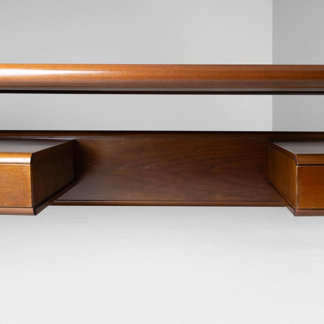 1960s Large Desk in Brass and Cut Crystal by Fabio Lenci, 1960s For Sale - Image 5 of 16