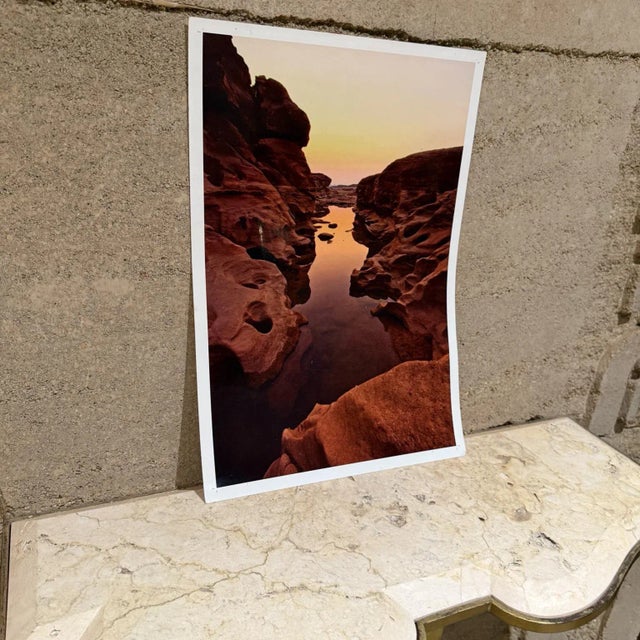 Color-Photograph-Grand-Canyon-Sunset-Old-07-25 For Sale - Image 4 of 9