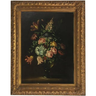 After J. B. Monnoyer, Flowers Still Life, 2010, Oil on Canvas, Framed For Sale