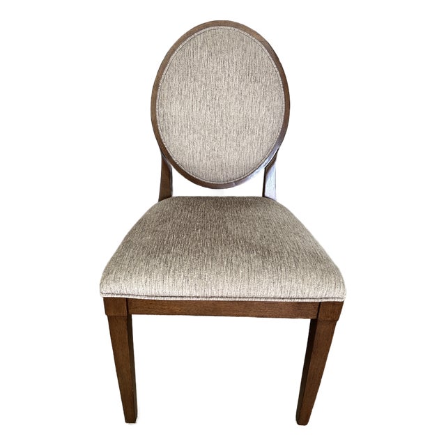 Bernhardt Furniture Oval Back Upholstered Desk Chair For Sale