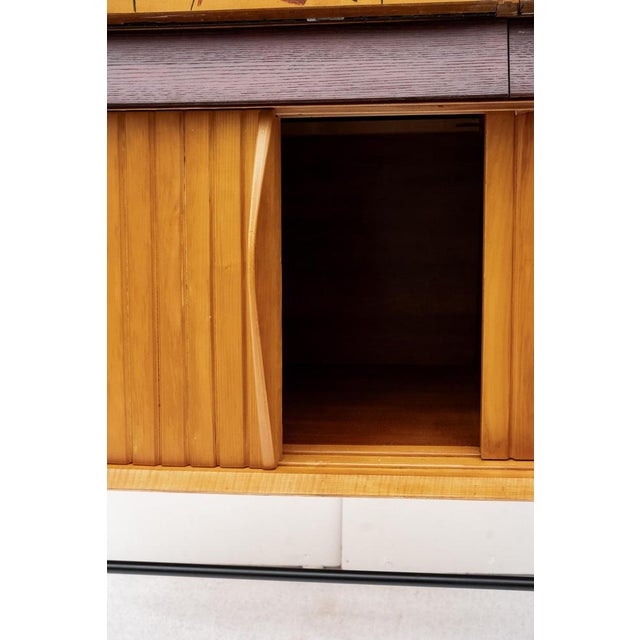 Vintage Sideboard in Ash, 1950s For Sale - Image 9 of 18