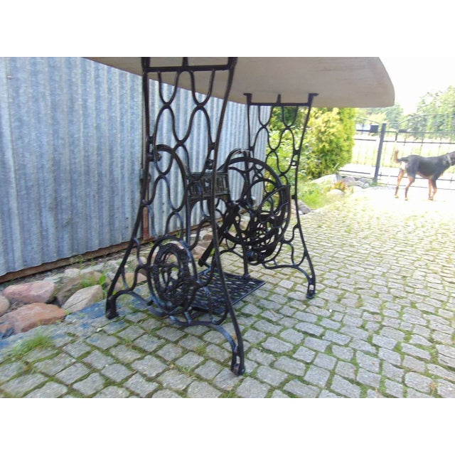 Antique Art Nouveau Marble Table For Sale - Image 5 of 7