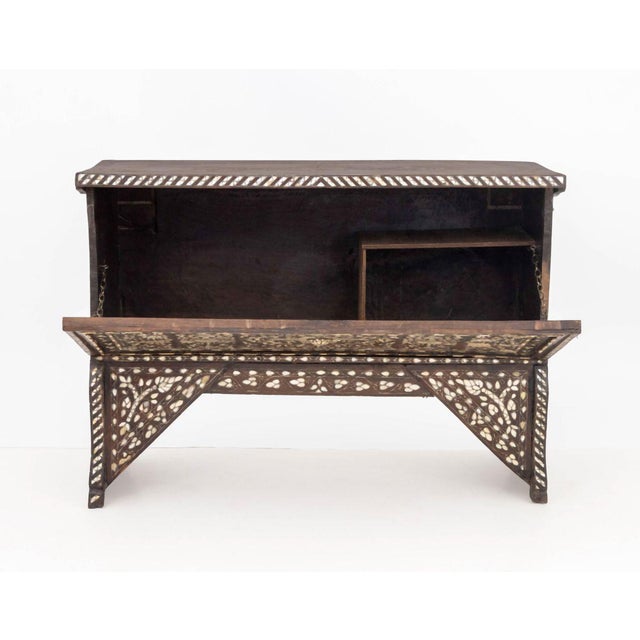 Syrian Mother-of-Pearl Inlaid Cabinet, 19th C. For Sale In New York - Image 6 of 12