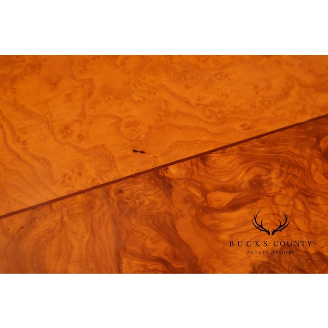Italian Neoclassical Style Burl Wood Sideboard Credenza For Sale - Image 13 of 18