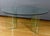 Industrial Oval Glass Table from Fiam, 1980 For Sale - Image 3 of 18