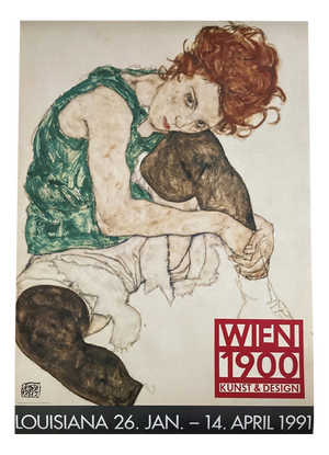 Seated Woman (The Artist's Wife) Poster after Egon Schiele, 1971