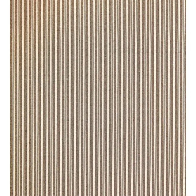 Traditional The House of Scalamandré Kent Stripe Fabric, Sepia For Sale - Image 3 of 3