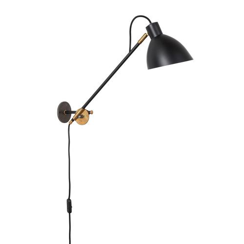 Black KH#1 Long Arm Wall Lamp by Sabina Grubbeson for Konsthantverk For Sale - Image 6 of 11
