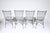 Black Set of 4 Black Iron Dining Side Chairs, C. 1980 For Sale - Image 8 of 18