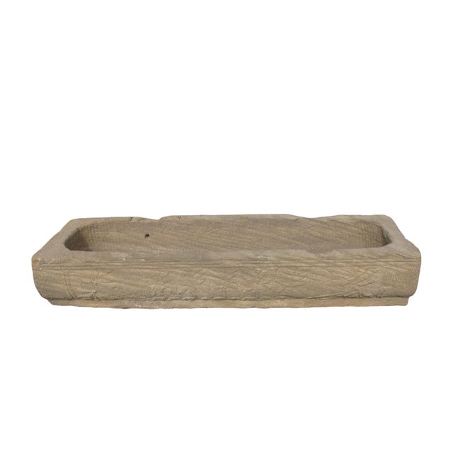 This stone trough is hand carved out one piece of stone and hand chiseled by the locals. This stone planter is ideal for...