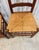 Sienna Vintage 20th Century Tall Ladder Back Rope Seat Armless Side Dining Chairs, a Pair For Sale - Image 8 of 9