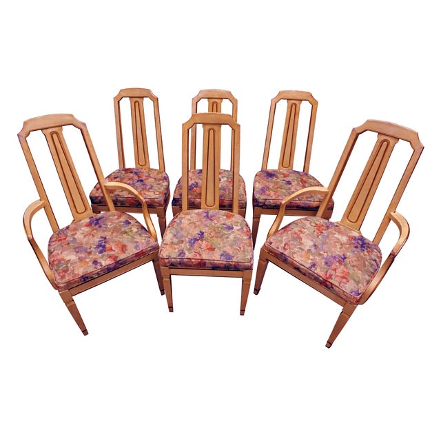 French Country Six French Country Dining Chairs by Drexel Heritage From the Dynasty Collection For Sale - Image 3 of 5