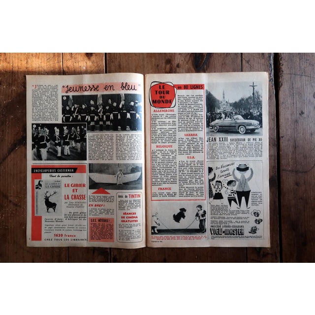1950s Original Le Journal De Tintin No. 528, December 1958 – Tintin Au Tibet For Sale - Image 5 of 7