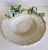 Here is a vintage Italian majolica bowl from Laveno, beautifully decorated with dimensional trompe l’oeil morning glory...