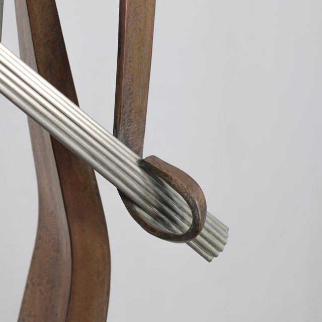 André Van Der Linden, The Chord / Het Akkoord Abstract Sculpture, 2002, Stainless Steel & Bronze For Sale - Image 9 of 11