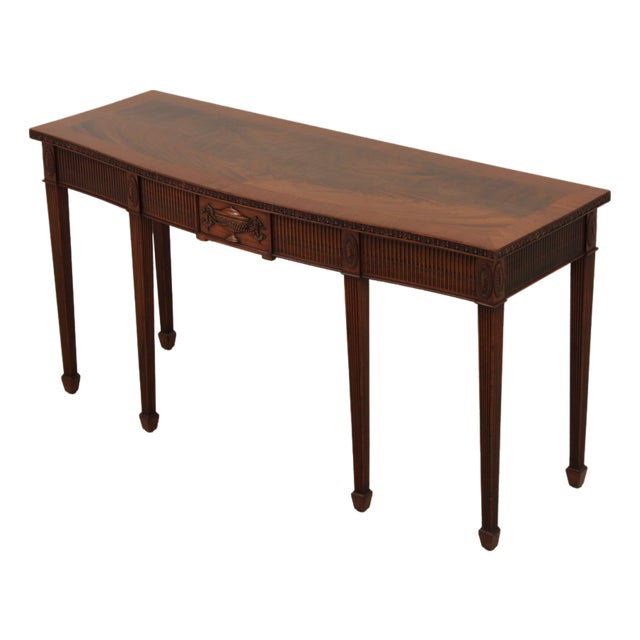 Adams Late 19th Century Mahogany Sideboard Server Console For Sale