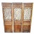 Late 19th Century Antique Chinese Carved Handcrafted Wood Panels- Set of 3 For Sale