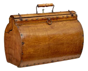 Early 20th Century Scandinavian Wooden Doctors Bag, 1920s