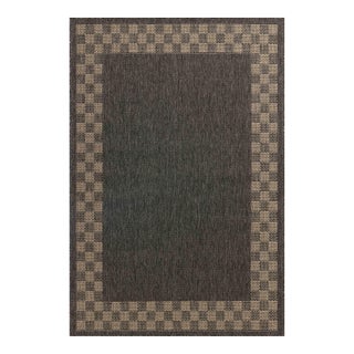 Chris Loves Julia x Loloi Providence Charcoal / Natural 2'-3" x 7'-7" Runner Rug For Sale