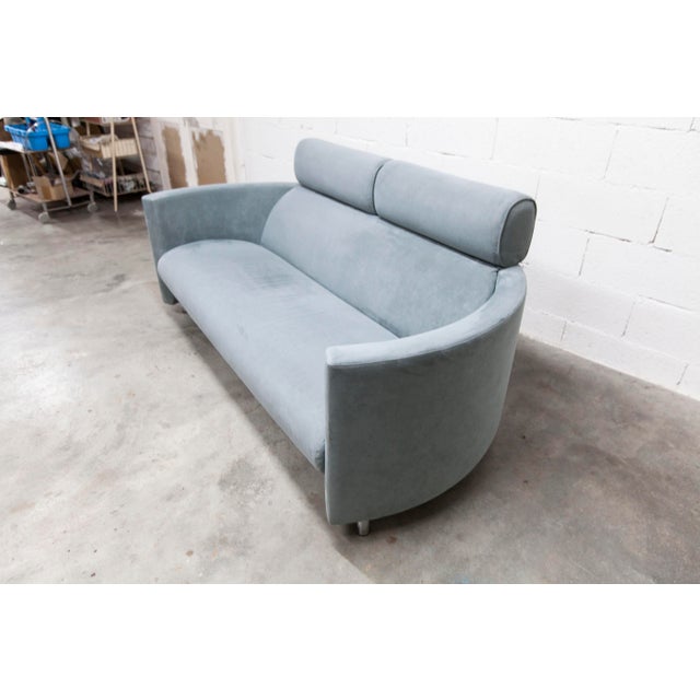 Negresco Sofa in Moiré Velvet by Bernard Massot for Neology France, 2000 For Sale - Image 3 of 18