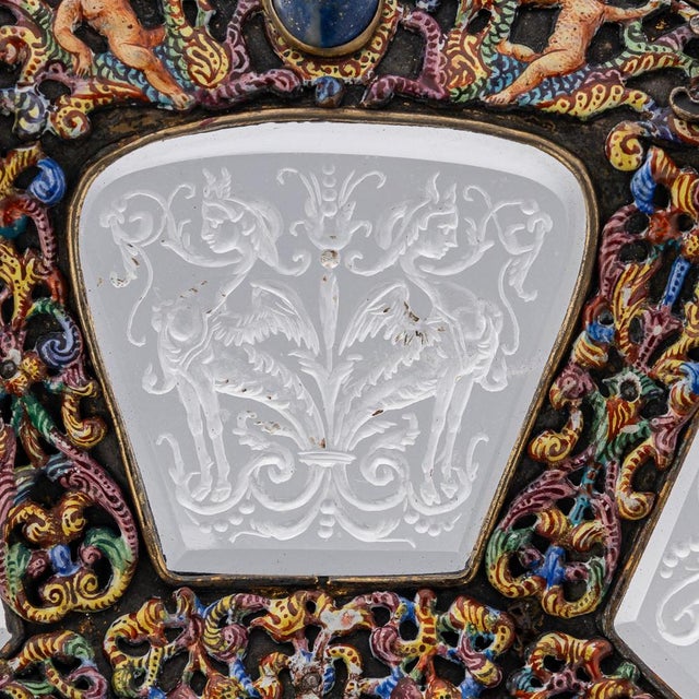 Antique 19th Century Austrian Silver, Enamel & Rock Crystal Dish by Rudolf Linke, 1890s For Sale - Image 17 of 18