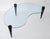 Wood Mid Century Modern Kidney Shaped Glass Coffee Table With Cone Legs For Sale - Image 7 of 17