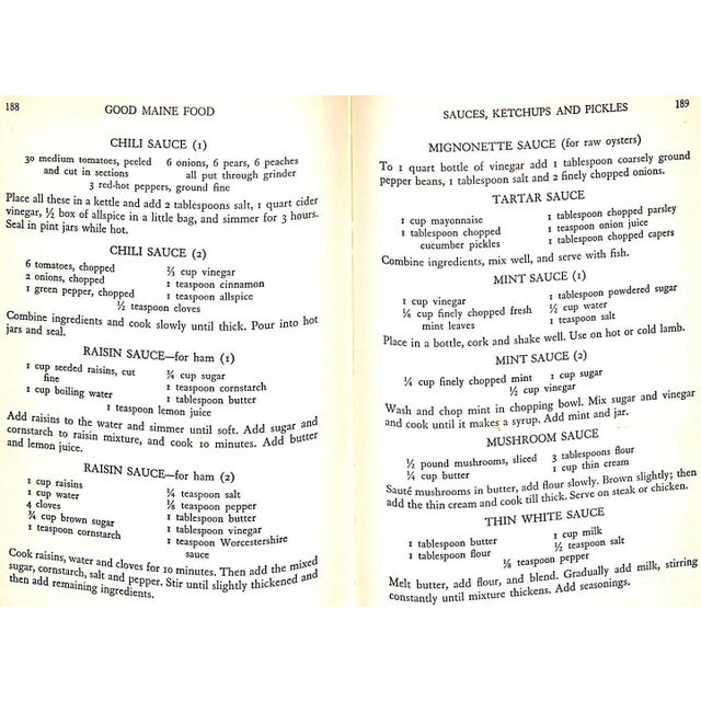 "Good Maine Food" 1940 Mosser, Marjorie For Sale - Image 11 of 11