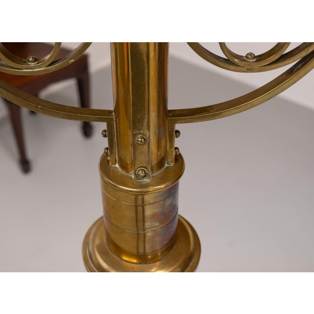 Late Victorian Brass Standing Church Gothic Lectern For Sale - Image 13 of 18