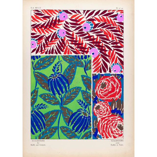 Not Yet Made - Made To Order Ea Seguy Suggestions Pour Étoffes Et Tapis, Plate 10 For Sale - Image 5 of 5