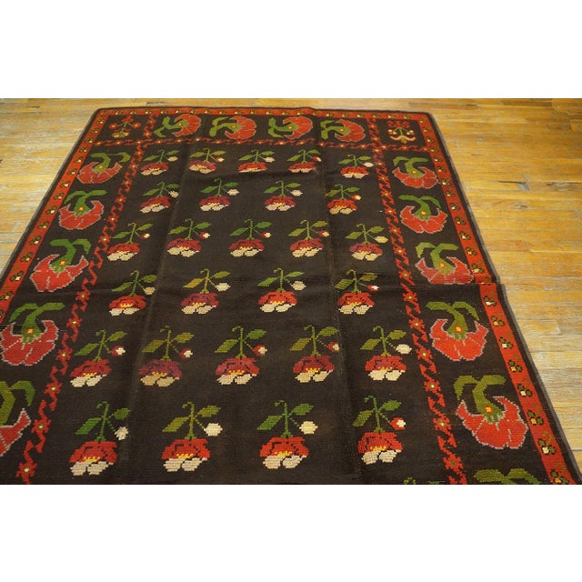 Early 20th Century Spanish Alpujarra Carpet ( 5'3" x 7'6" - 160 x 228 ) Antique Spanish - Cuenca Carpet Spanish Knotted...