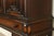 Berkey & Gay Antique English Jacobean Carved Walnut and Burl Wood Bar Cabinet, Circa 1920s For Sale - Image 11 of 16