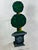 Wood Vintage Topiary Umbrella Stand For Sale - Image 7 of 9