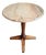 Vintage French Marble Bistro Table in Walnut, 1930s For Sale