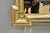 Hollywood Regency Vintage Italian Regency Silver & Gold Gilt Wood Frame Beveled Glass Wall Mirror For Sale - Image 3 of 13