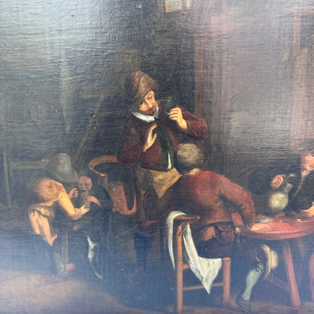 Dutch School, Genre Scene, 1800s, Oil on Board For Sale - Image 11 of 18