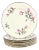 Gold Rimmed Pink Dogwood China Plates- Set of Eight For Sale