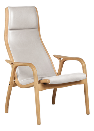 Vintage Lamino Lounge Chair in Beige Leather by Yngve Ekström for Swedese