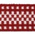 Contemporary Sample - Schumacher Marta Tape Indoor/Outdoor in Red For Sale - Image 3 of 4